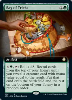 MTG Bag of Tricks (Extended Art) [Dungeons & Dragons: Adventures in the For - Image 1