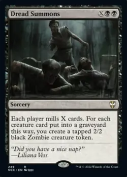 MTG Dread Summons [Streets of New Capenna Commander] Near Mint Magic - Image 1