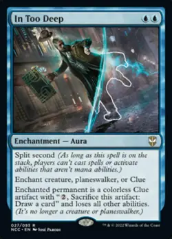 MTG In Too Deep [Streets of New Capenna Commander] Near Mint Magic - Image 1