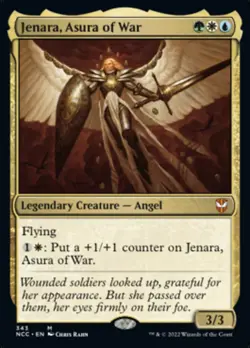 MTG Jenara, Asura of War [Streets of New Capenna Commander] Near Mint Magic - Image 1