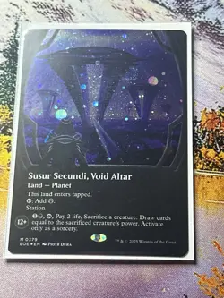 MTG Susur Secundi Void Altar Galaxy Foil Extended Art Edge of Eternities #0379 - Image 3