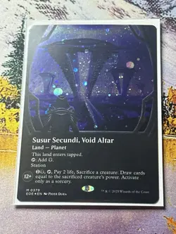 MTG Susur Secundi Void Altar Galaxy Foil Extended Art Edge of Eternities #0379 - Image 4