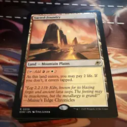 MTG Sacred Foundry, NM-Mint, EOE #0256 Regular Non-Foil - Image 1