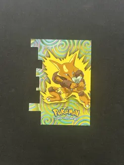 2000 Topps Pokemon TV Animation Series 2 Die Cut #65 Alakazam - Image 1