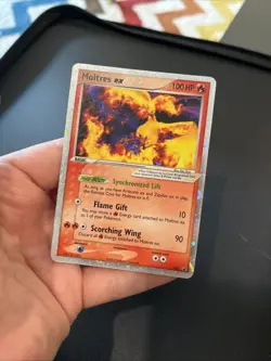 Moltres ex #031 Black Star Nintendo Promo Holo Rare Pokemon Card 2005 LP - Image 1