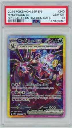 2024 Pokemon Surging Sparks Hydreigon EX #240 SIR PSA 10 - Image 1
