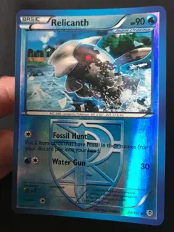 3 X Plasma Blast Pokemon Cards Reverse Holo Octillery 19/101 Glalie Relicanth 24 - Image 3