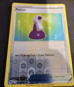 Reverse Holo Potion 61/73 Common Champion's Path Pokemon TCG - Image 1