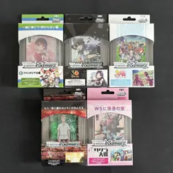 Weiss Schwarz Trial Deck Bulk Lot Card Game Starter Set Used - Image 1