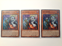 Yugioh | 3x | Uni-Zombie | SESL | 1st Edition | Super Rare | Near Mint (NM) - Image 1