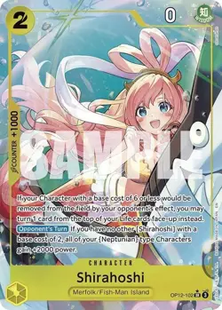 One Piece Card Game - Shirahoshi - OP12-102 (SR) - Alternate Art - English NM - Image 1