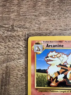Pokemon TCG Arcanine Card 23/102 Uncommon Base Set, Unlimited, NM/MT Condition - Image 2