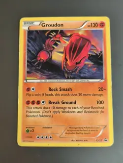 Groudon - XY52 - Cosmos Holo - Black Star Promo - Pokemon Card - LP - Image 1