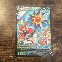 Pokemon TCG Starmie v Astral Radiance Holo Ultra Rare Card TG13/TG30 - Image 1