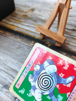 Poliwrath - Vtg 1995 TOPSUN Pokemon Carddass Card - BLUE BACK - MP - Image 4