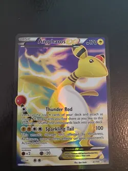 Ampharos EX - 87/98 - Pokemon Ancient Origins XY Full Art Ultra Rare Card NM/LP - Image 1