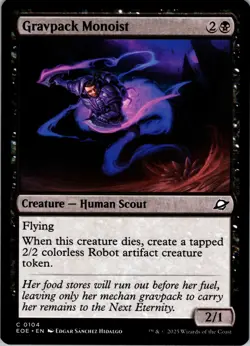 Gravpack Monoist - C - - Normal - Edge of Eternities - #104 - NM - MTG - Image 1