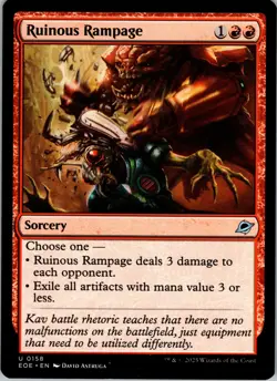 Ruinous Rampage - U - - Normal - Edge of Eternities - #158 - NM - MTG - Image 1