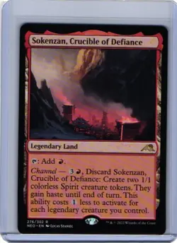 MTG Sokenzan, Crucible of Defiance (276/606) Kamigawa Neon Dynasty LP - Image 1
