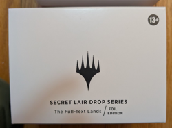 MTG SECRET LAIR - The Full-Text Lands ✨FOIL EDITION✨SEALED, NEW - Image 1