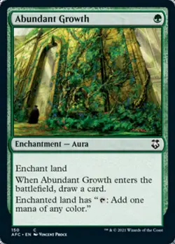 MTG Abundant Growth [Dungeons & Dragons: Adventures in the Forgotten Realms - Image 1