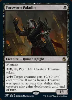 MTG Forsworn Paladin [Dungeons & Dragons: Adventures in the Forgotten Realm - Image 1