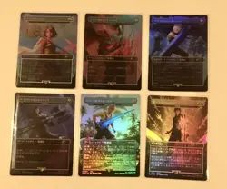 MTG Secret Lair x Final Fantasy Weapons Foil Japanese Set of 6 Cards - Image 1