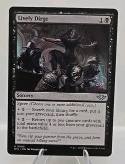 Lively Dirge MTG Outlaws of Thunder Junction Regular - Image 1