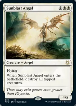 MTG Sunblast Angel [Dungeons & Dragons: Adventures in the Forgotten Realms - Image 1
