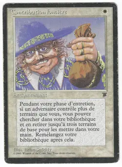 ►Magic-Style◄ MTG - Land Tax - French Renaissance FBB - Played - Image 1