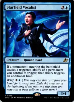 Starfield Vocalist - R - - Normal - Edge of Eternities - #78 - NM - MTG - Image 1