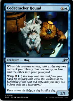 Codecracker Hound - U - - Normal - Edge of Eternities - #50 - NM - MTG - Image 1