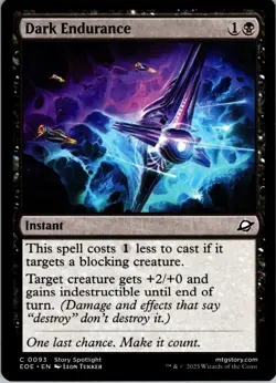 Dark Endurance - C - - Normal - Edge of Eternities - #93 - NM - MTG - Image 1