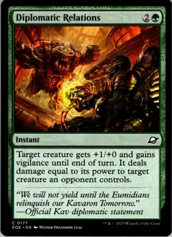 Diplomatic Relations - C - - Normal - Edge of Eternities - #177 - NM - MTG - Image 1