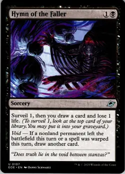Hymn of the Faller - U - - Normal - Edge of Eternities - #107 - NM - MTG - Image 1