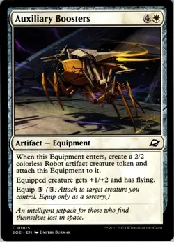 Auxiliary Boosters - C - - Normal - Edge of Eternities - #5 - NM - MTG - Image 1