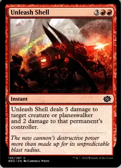 Unleash Shell - C - - Normal - The Brothers' War - #155 - NM - MTG - Image 1