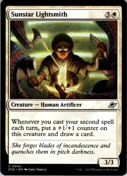 Sunstar Lightsmith - U - - Normal - Edge of Eternities - #42 - NM - MTG - Image 1