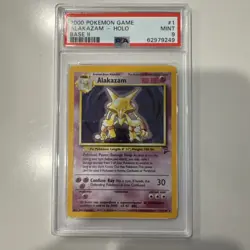 2000 Pokemon Game Base II 1 Alakazam-Holo PSA 9 - Image 1