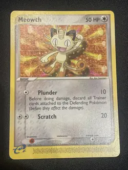 Pokemon Meowth Team Magma vs Team Aqua 42/95 Lightly Played/ Near Mint Non Holo - Image 1