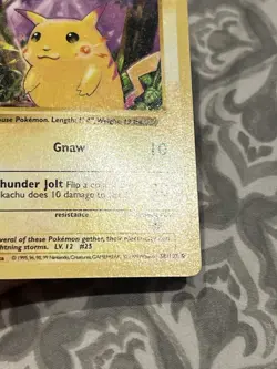 Pokemon First 1st Edition Pikachu 58/102 Red Cheeks Base Set Shadowless 1999 - Image 4