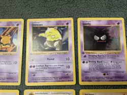 First Edition Shadowless Pokemon Cards Lot Of 9 - Image 3