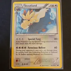 Stoutland - 88/108 - Rare - Pokemon Dark Explorers - NM - Image 1