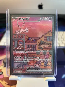 Pokemon 151 Mew EX SVP 053 151 Mew Collection Box Promo NM Illustration Rare - Image 2