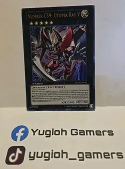 YUGIOH NUMBER C39 UTOPIA RAY V ULTRA YS13 1ST EDITION LIGHT PLAYED - Image 1