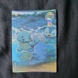 Eif Origin 3.0 Chinese Pokemon Card PM-SCR No.004 Squirtle Piplup - Image 1