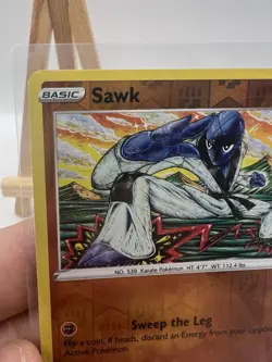 Sawk 081/172 Reverse Holo Card : Pokemon TCG SWSH09 Brilliant Stars NM - Image 4