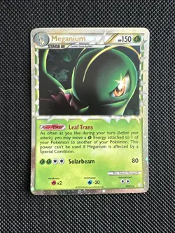 Pokemon TCG Meganium Prime HeartGold SoulSilver Holo Card 109/123 Prime Rare NM - Image 1