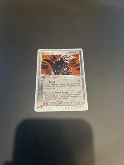 Pokemon TCG Aggron EX Holo Card 95/100 Ultra Rare EX Sandstorm - Image 1