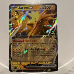 Zapdos ex 049 SVP Holo Rare Scarlet Violet Black Star Promo Pokemon Card - Image 1